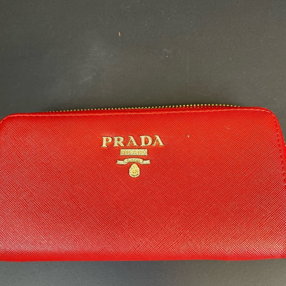 Prada Red Wallet - Picture 2 of 10
